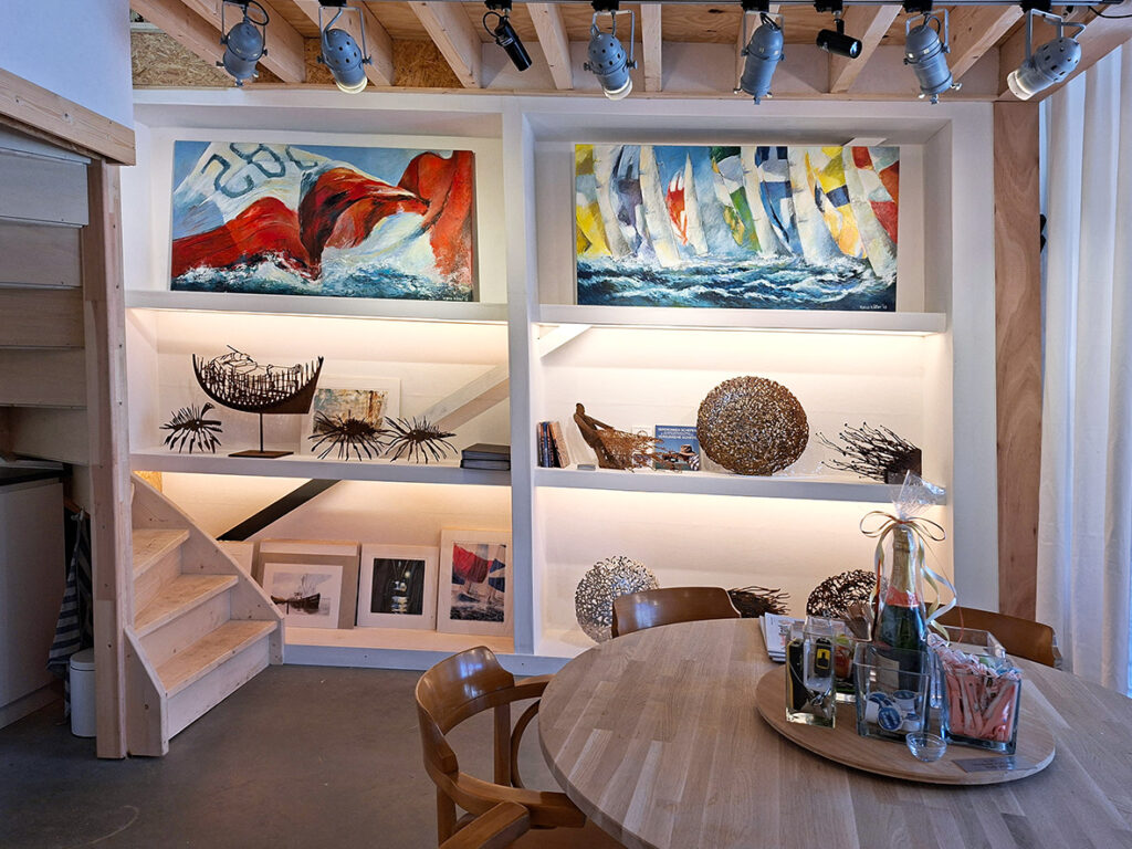 in de expositie van Marco Käller